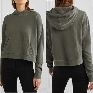 James Perse Forest Green Hoodie